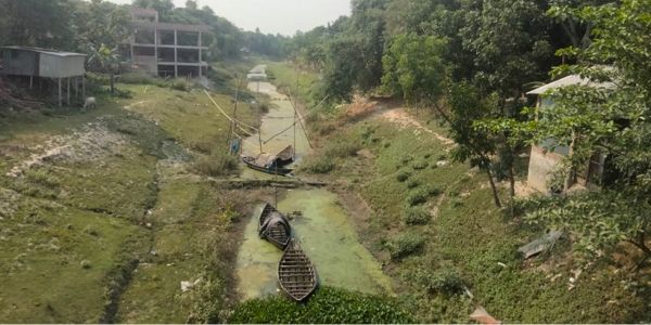নদী-খাল শুকিয়ে কৃষিতে পানি সংকট রাজবাড়ীতে
